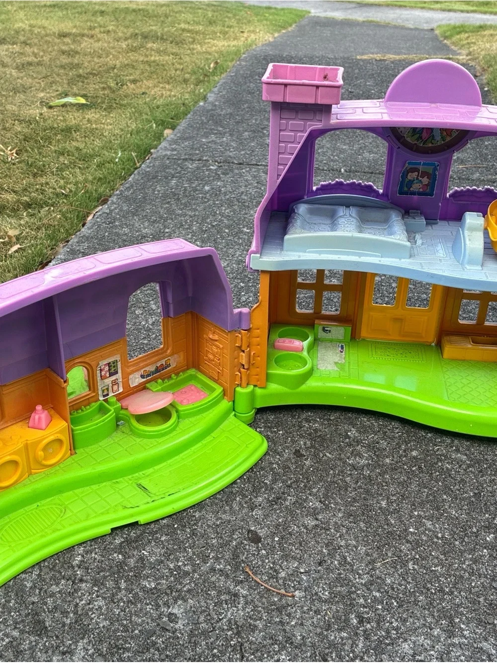 Fisher-Price Purple, Orange and Green Playhouse Toy
